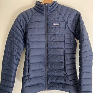 Patagonia Navy Down Sweater Jacket